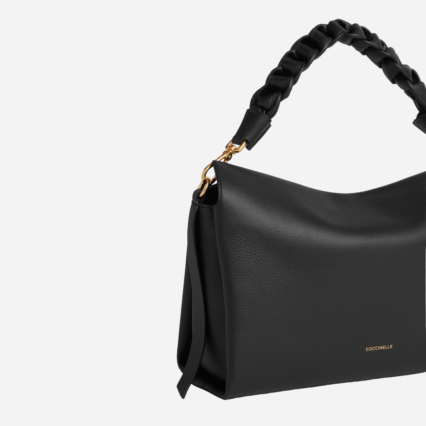 coccinelle Boheme Medium NOIR/COGNAC 