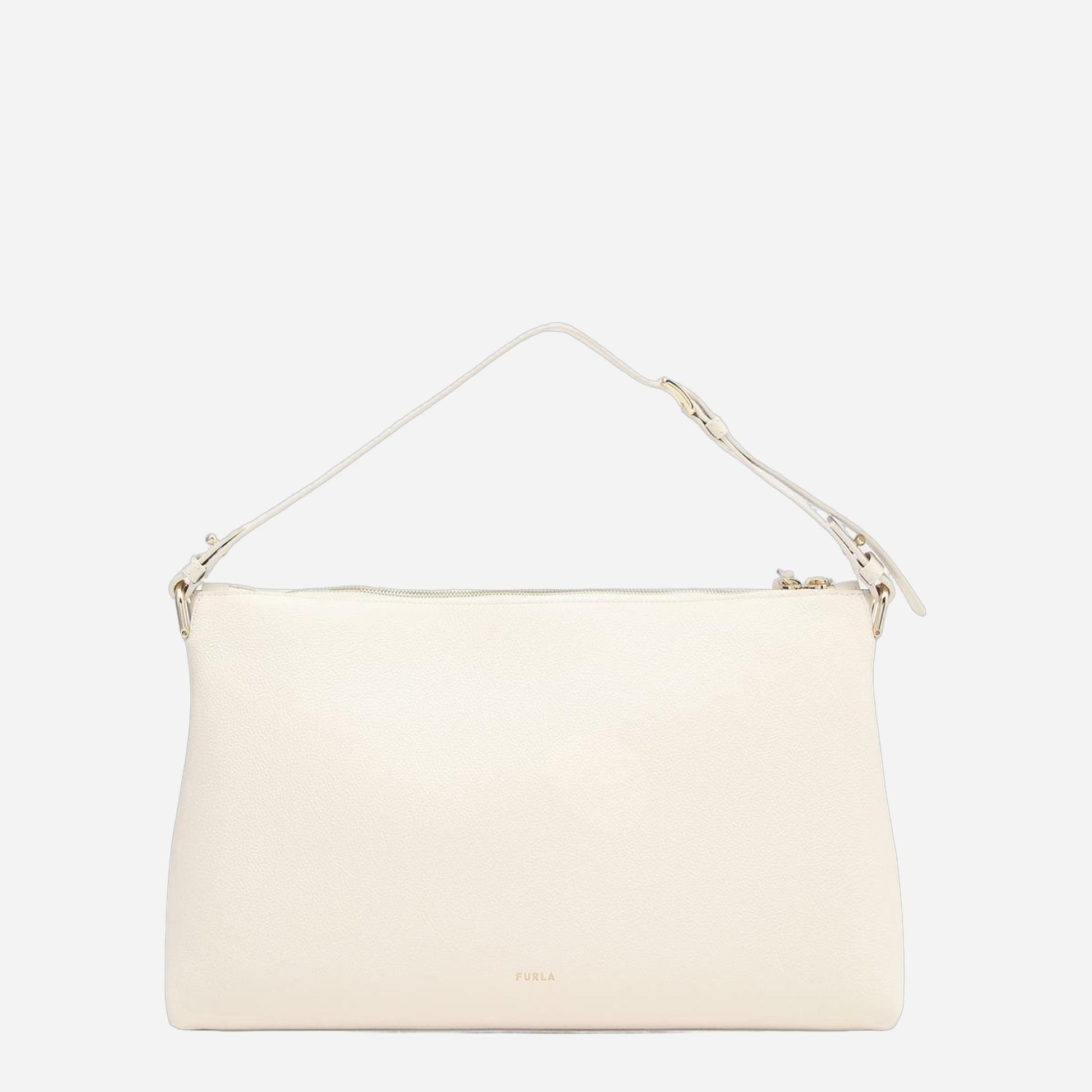 FURLA Furla Debby Borsa A Spalla Large Panna 