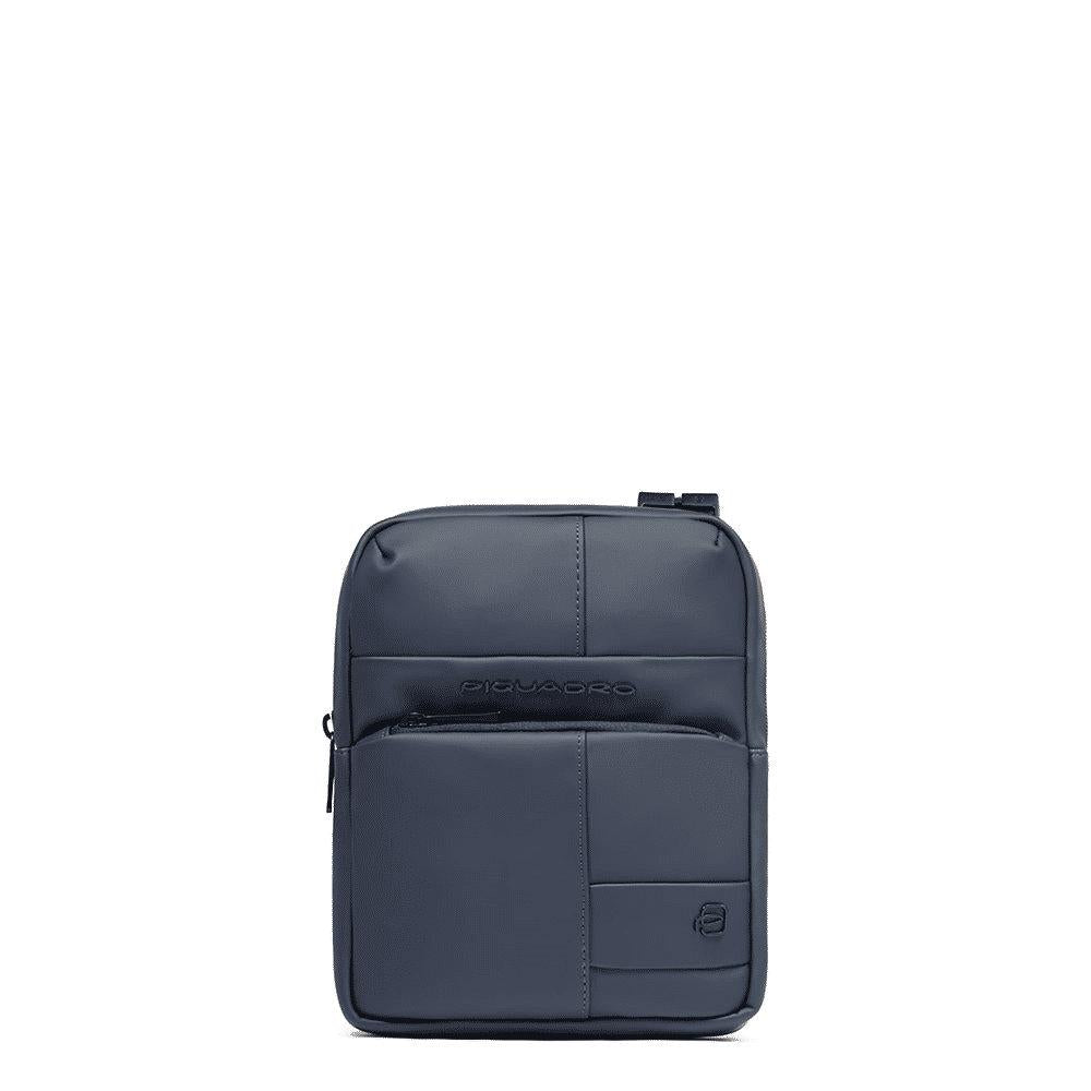 PIQUADRO Borsello organizzato con scomparto porta iPad®mini Blu 