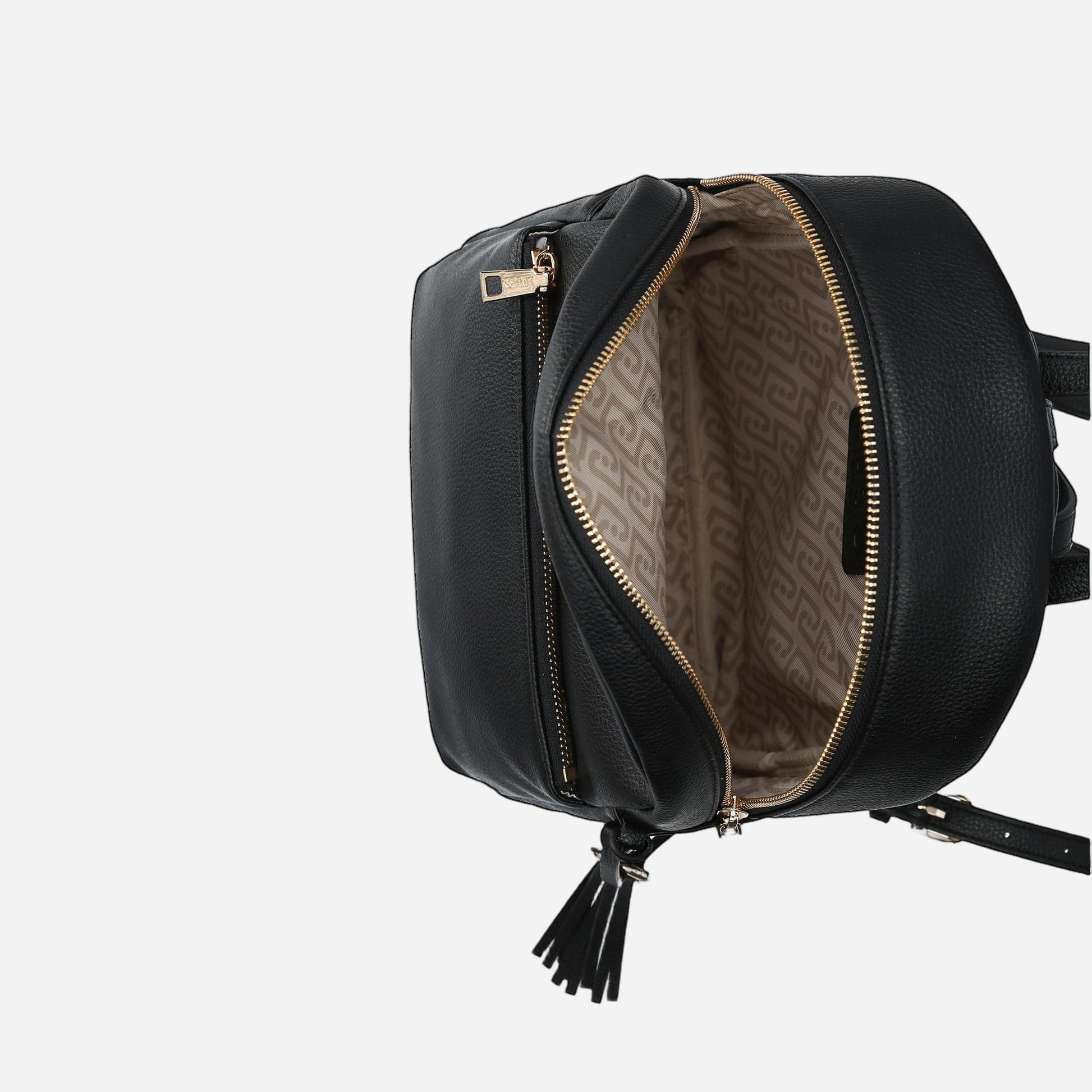 LIU JO Zaino medio con charm BLACK 