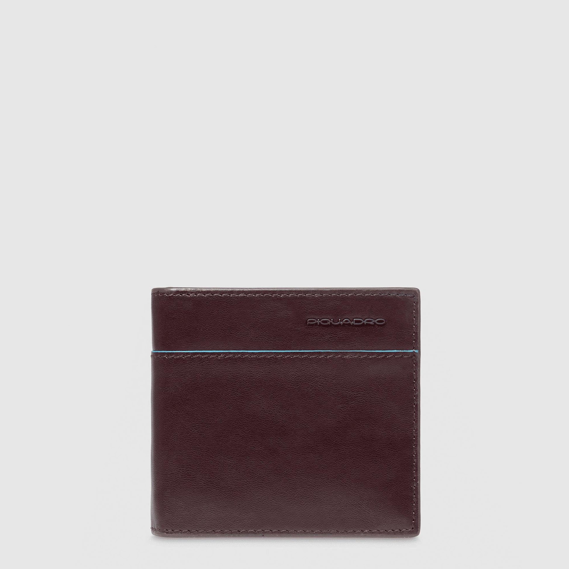 PIQUADRO Portafoglio con molla porta dollari in pelle Marrone 