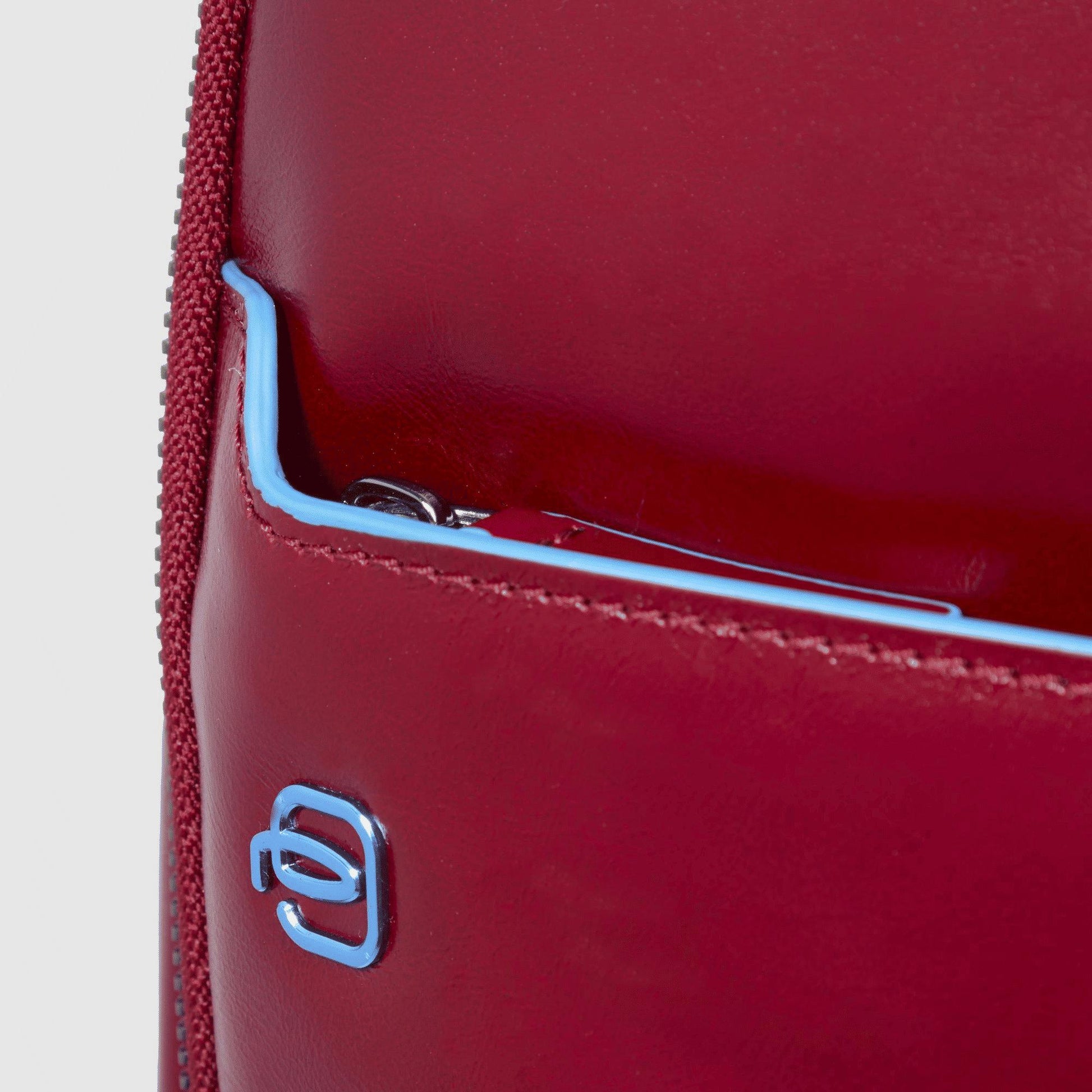 PIQUADRO Zaino piccolo porta pc e iPad® in pelle Rosso 