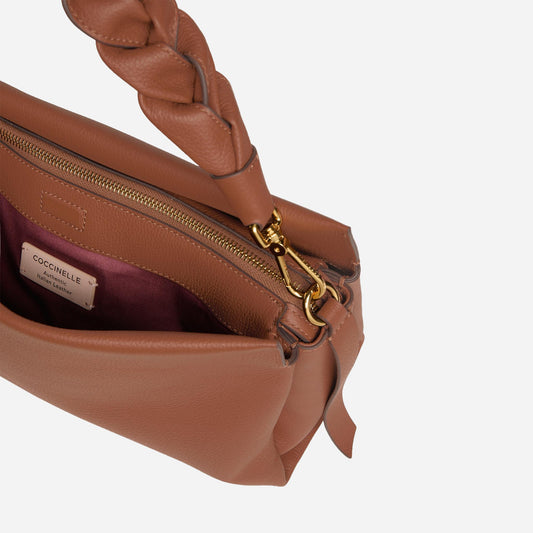 coccinelle Boheme Medium COGNAC/NOIR 