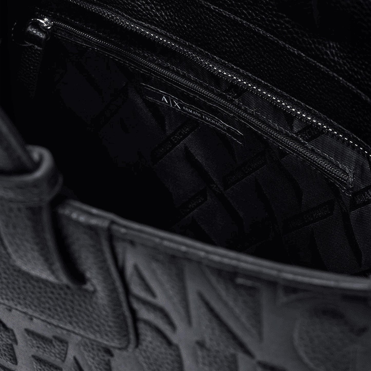 ARMANI EXCHANGE Borsa a mano in pelle BLACK 