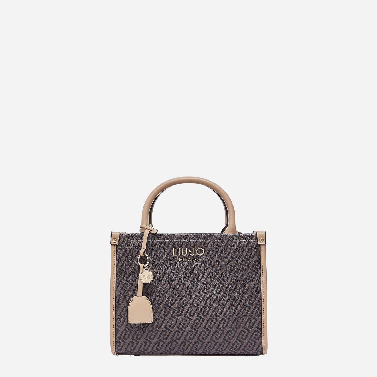 LIU JO Borsa piccola jacquard Testa moro/dk.cipria 