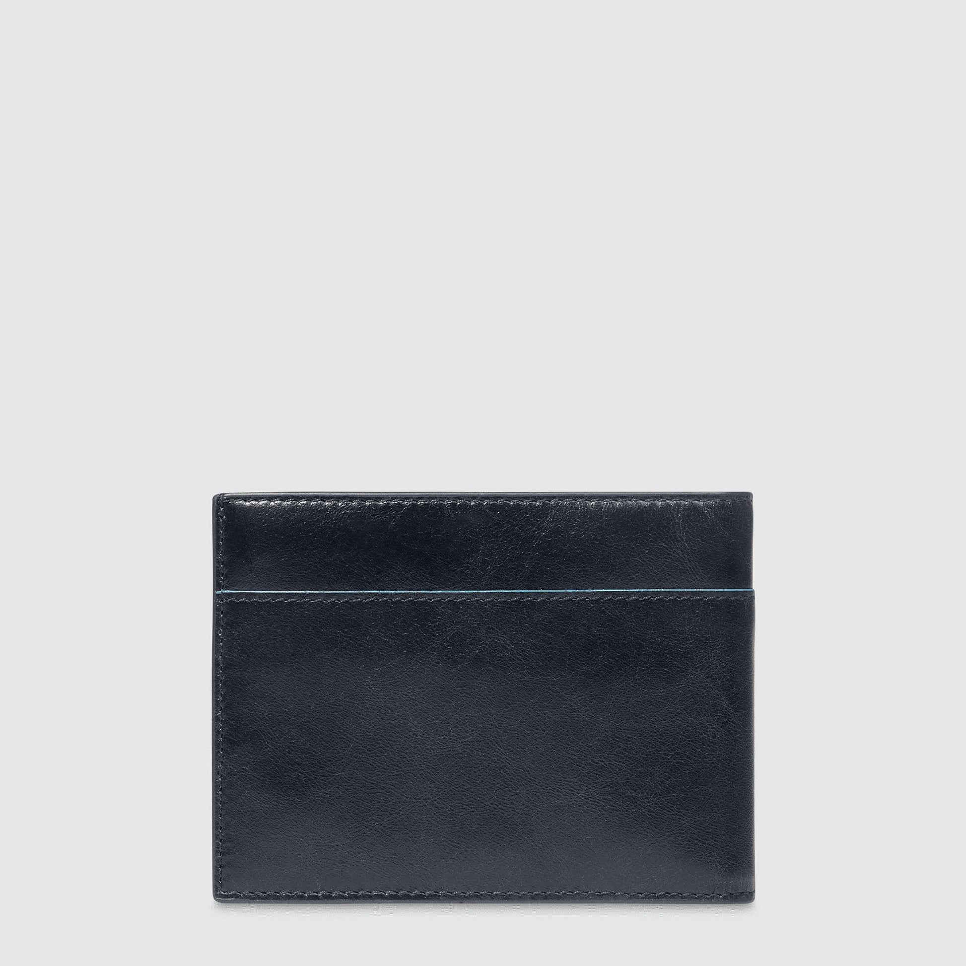 PIQUADRO Portafoglio uomo pelle,12 porta carte di credito Blu 