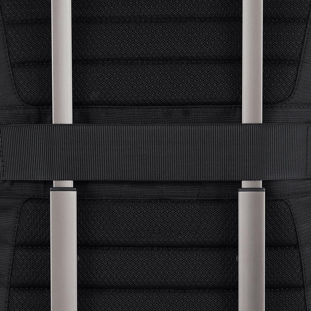 PIQUADRO Zaino roll-top per PC e iPad® Nero 