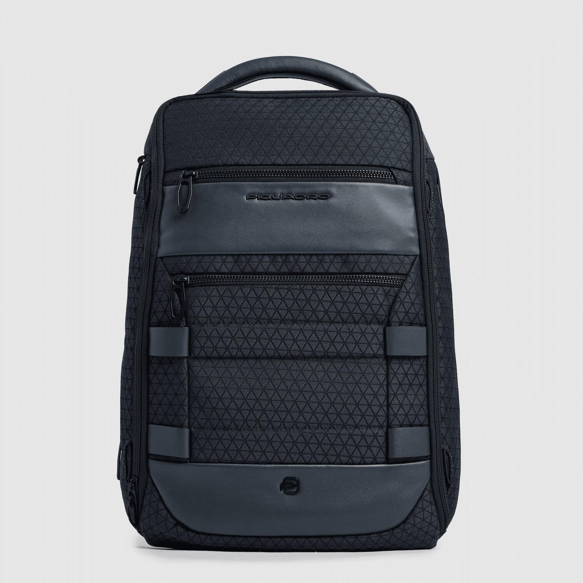 PIQUADRO Zaino da viaggio modulare porta pc e iPad® Blu 