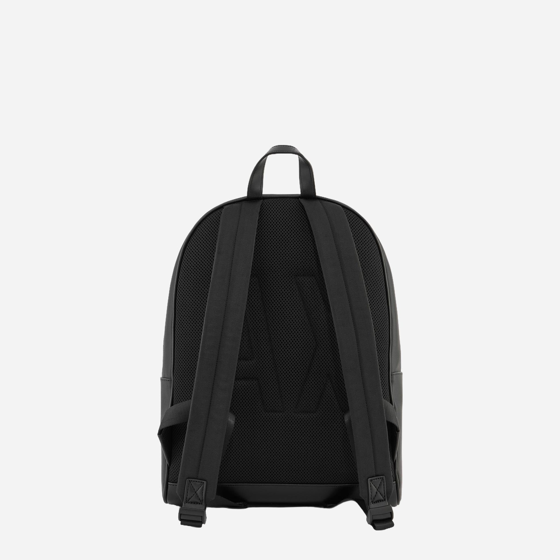 ARMANI EXCHANGE Zaino in pelle sintetica BLACK/GUNMETAL/SHINY BLACK 