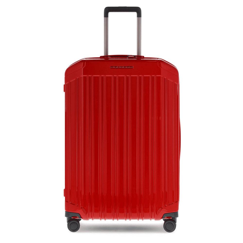 PIQUADRO Trolley medio rigido a quattro ruote Rosso 