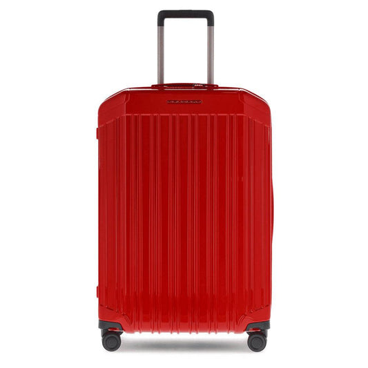PIQUADRO Trolley medio rigido a quattro ruote Rosso 