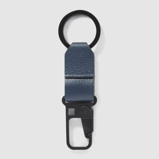 PIQUADRO Portachiavi in pelle Blu 