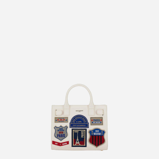 RUE MADAM ST. GERMAN MINI TOTE Off White 