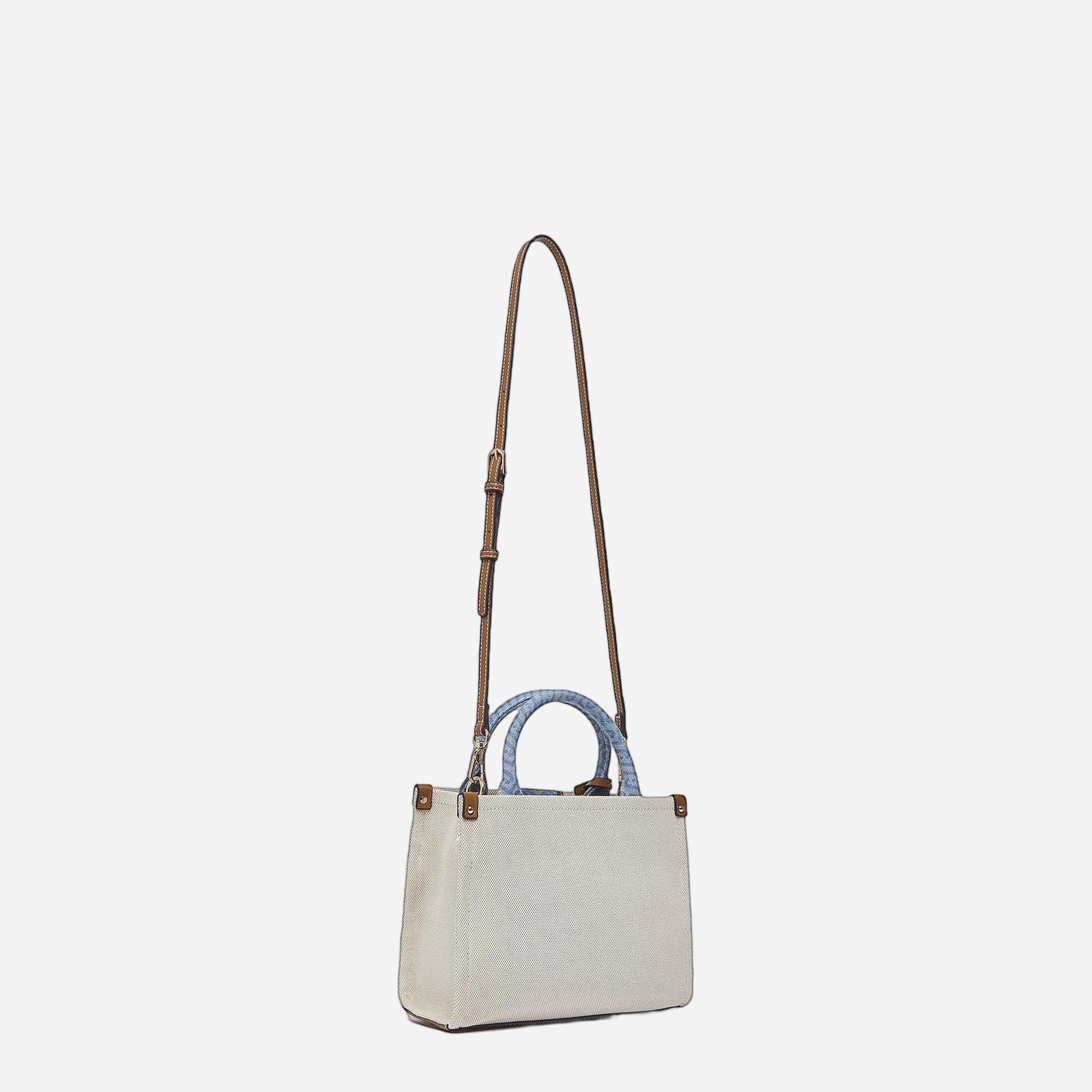 LIU JO Borsa piccola jacquard Neutro/denim 