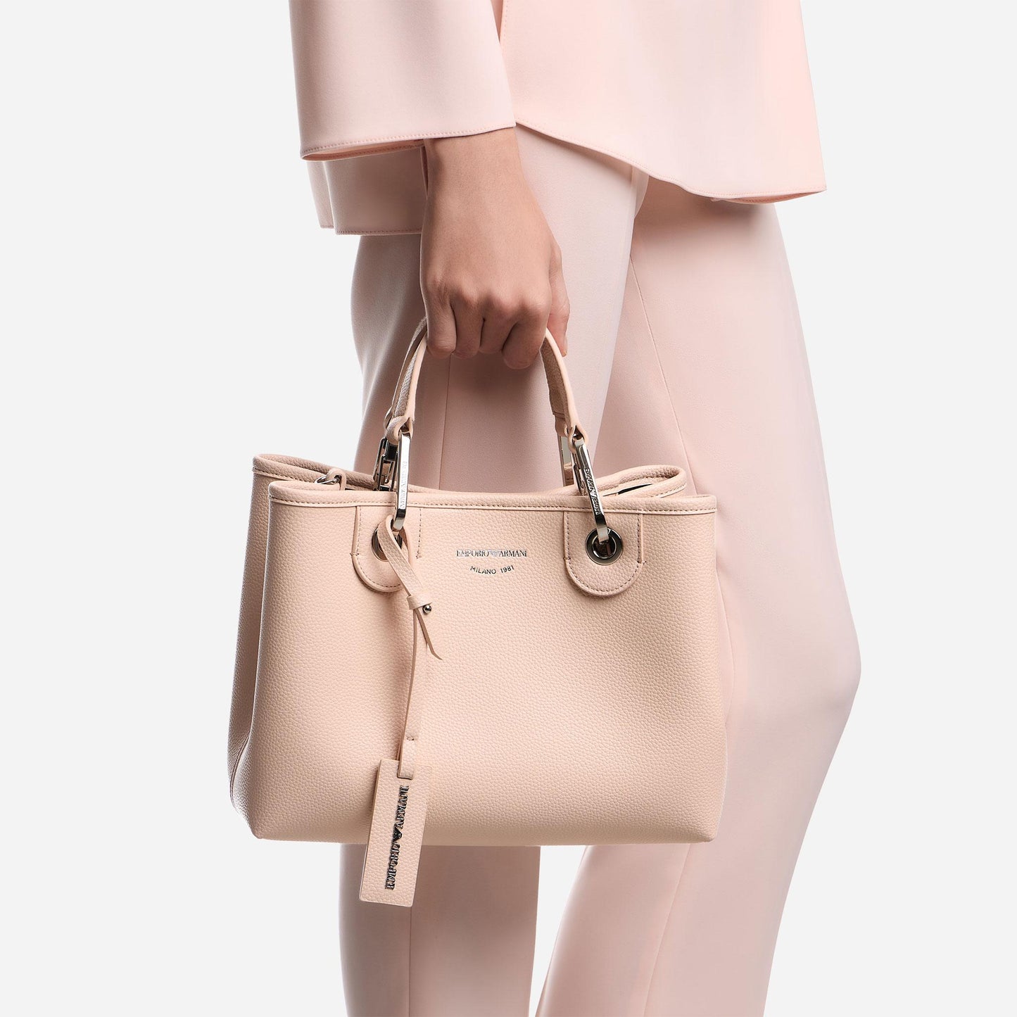 Emporio Armani SHOPPING BAG APRICOT/MOKA 