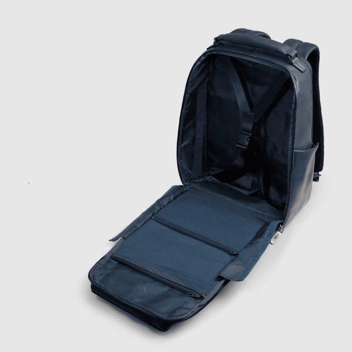 PIQUADRO Zaino porta PC 14'' in pelle Avio 