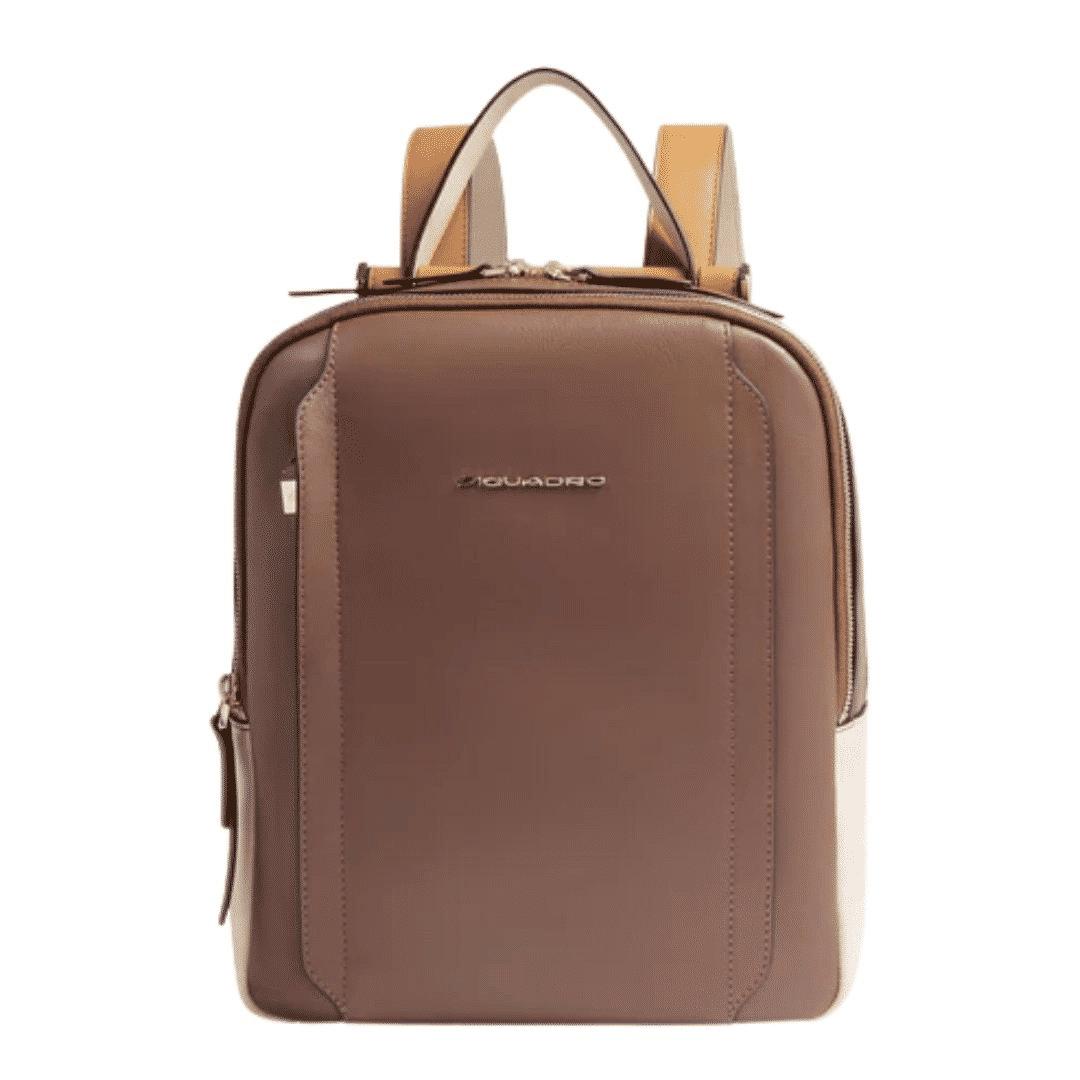 PIQUADRO Zaino donna porta iPad®Pro 12,9" Marrone/beige 