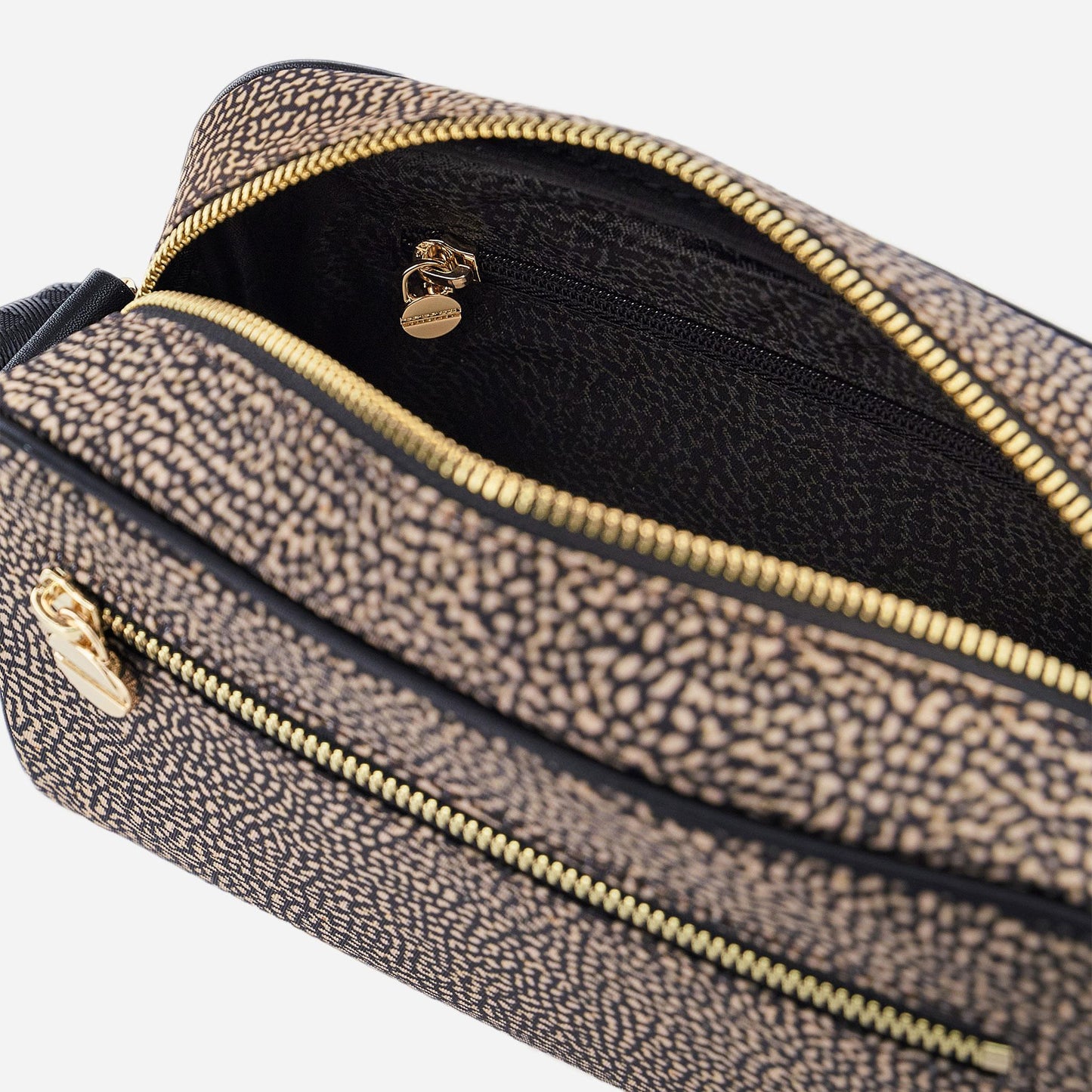 borbonese ECO LINE BORSA CAMERA CASE OP NATURALE/NERO 