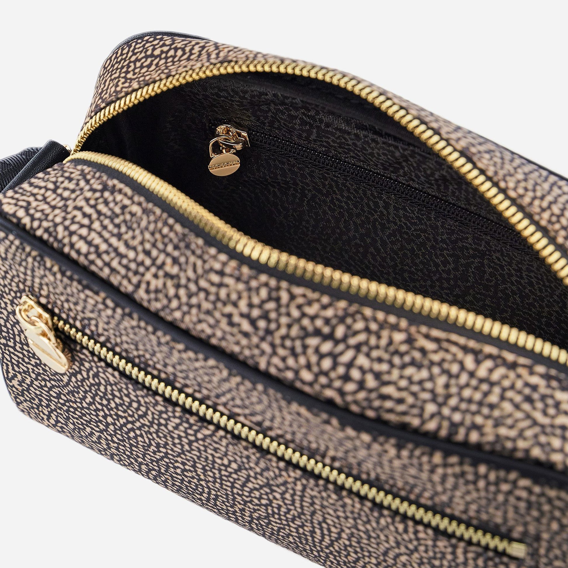 borbonese ECO LINE BORSA CAMERA CASE OP NATURALE/NERO 