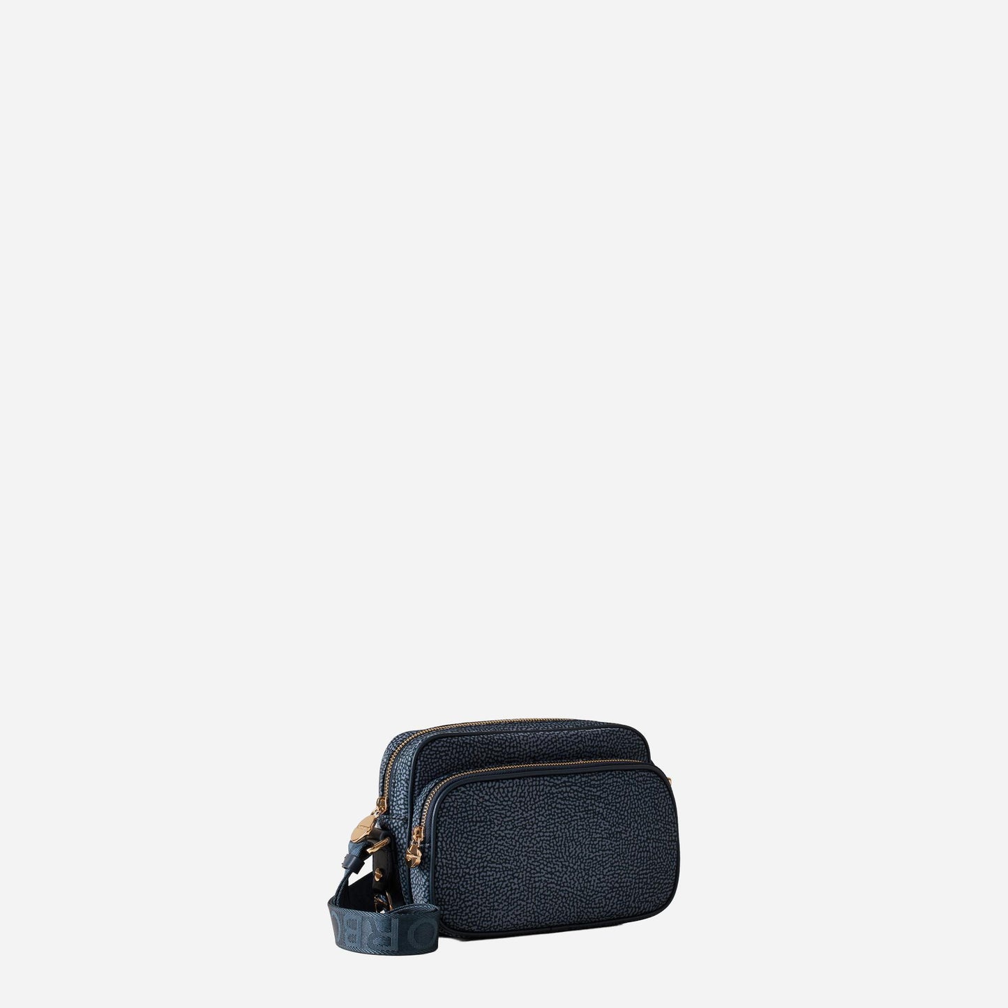borbonese CAMERA CASE SMALL Blu lapis 