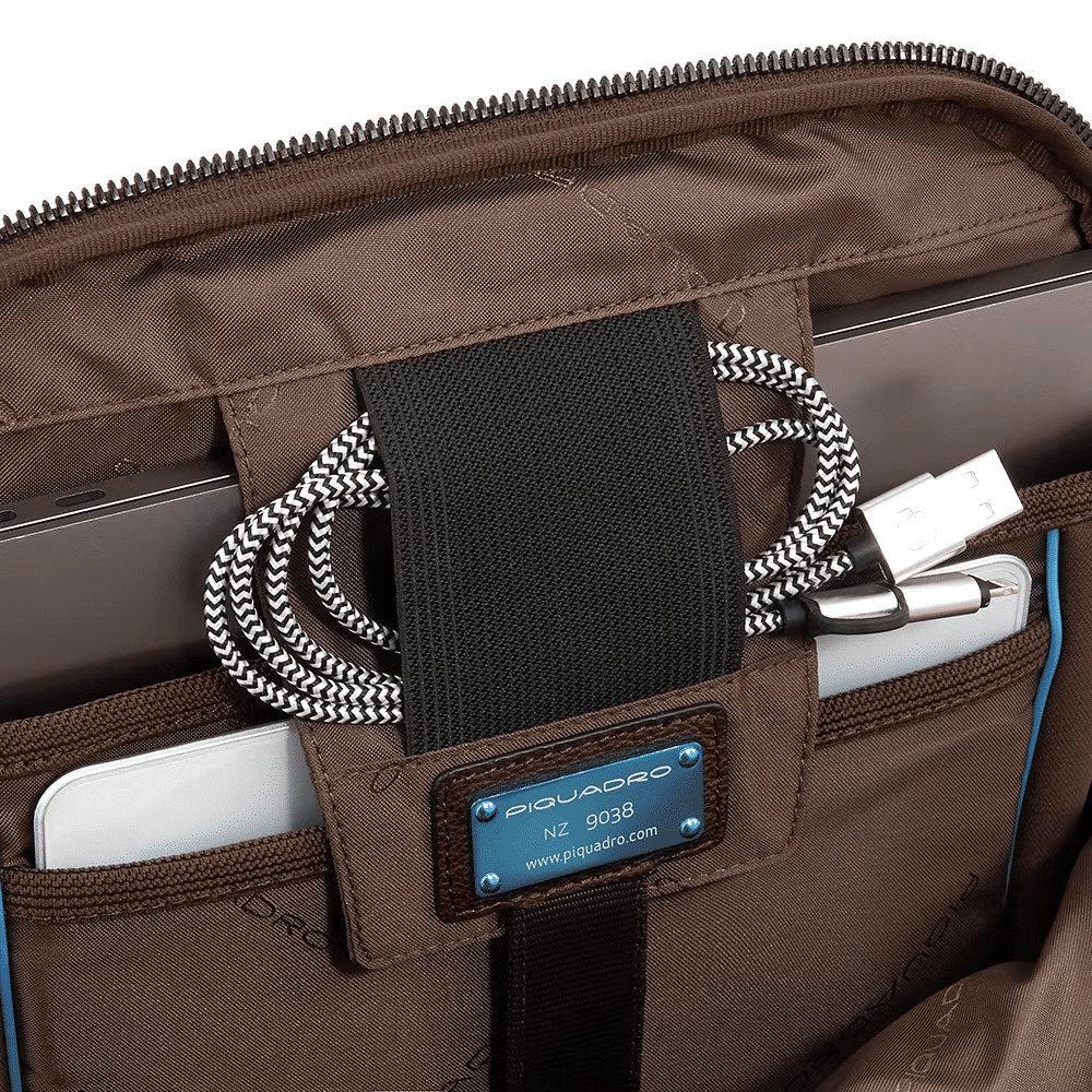 PIQUADRO Zaino porta PC e porta iPad® Blu 