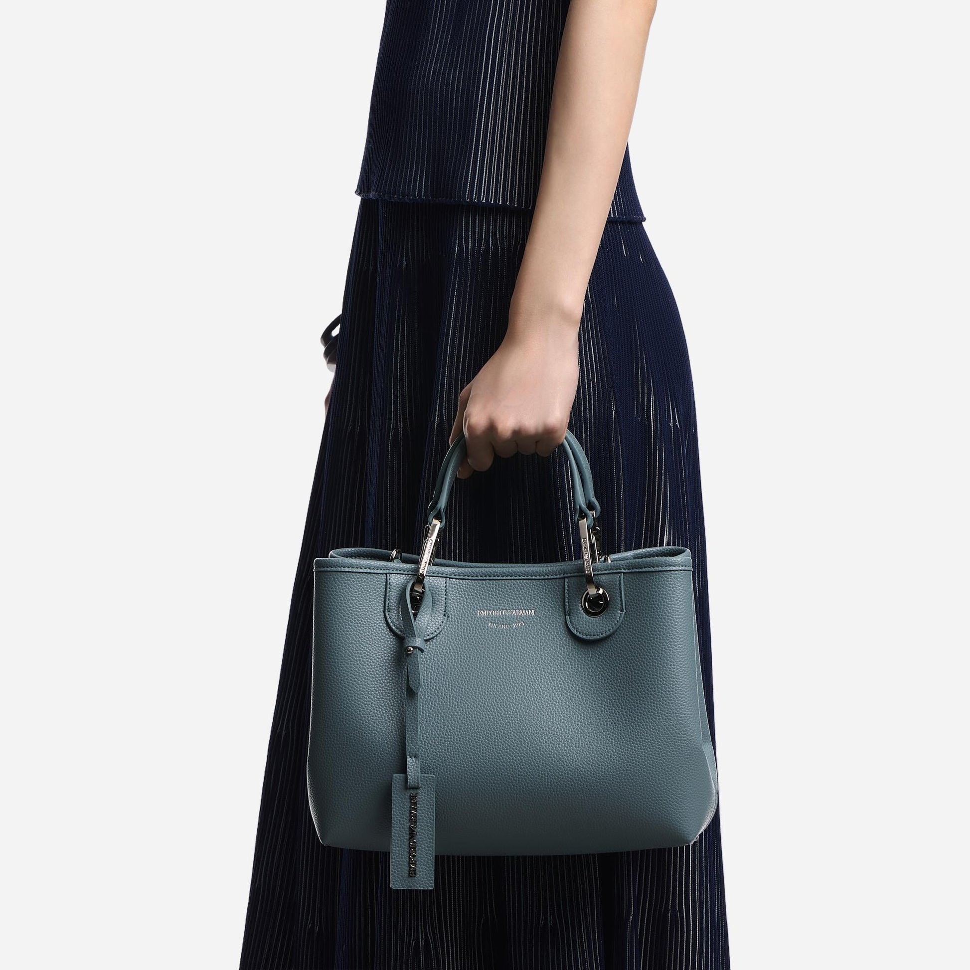 Emporio Armani SHOPPING BAG POLVERE/MOKA 