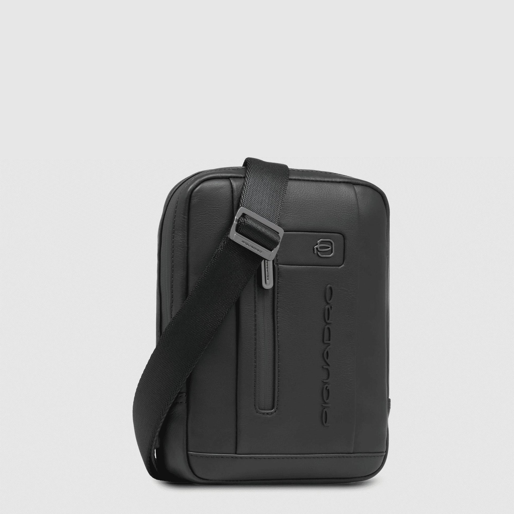 PIQUADRO Borsello organizzato con scomparto porta iPad®mini Nero 