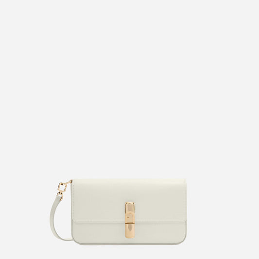 FURLA Furla Iride Borsa A Tracolla Small Panna 