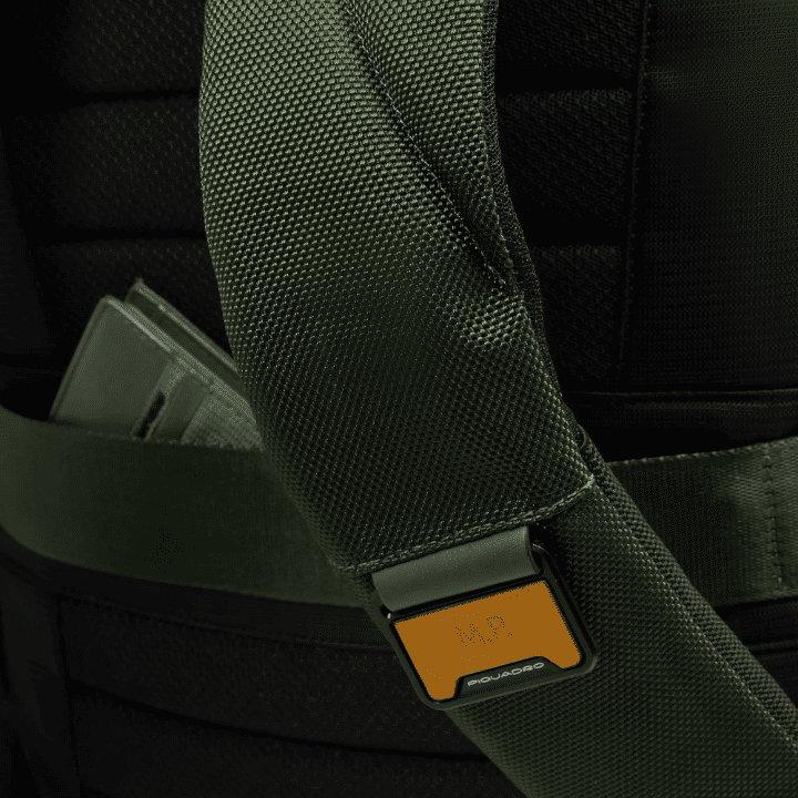 PIQUADRO Zaino porta PC15,6'' Verde 