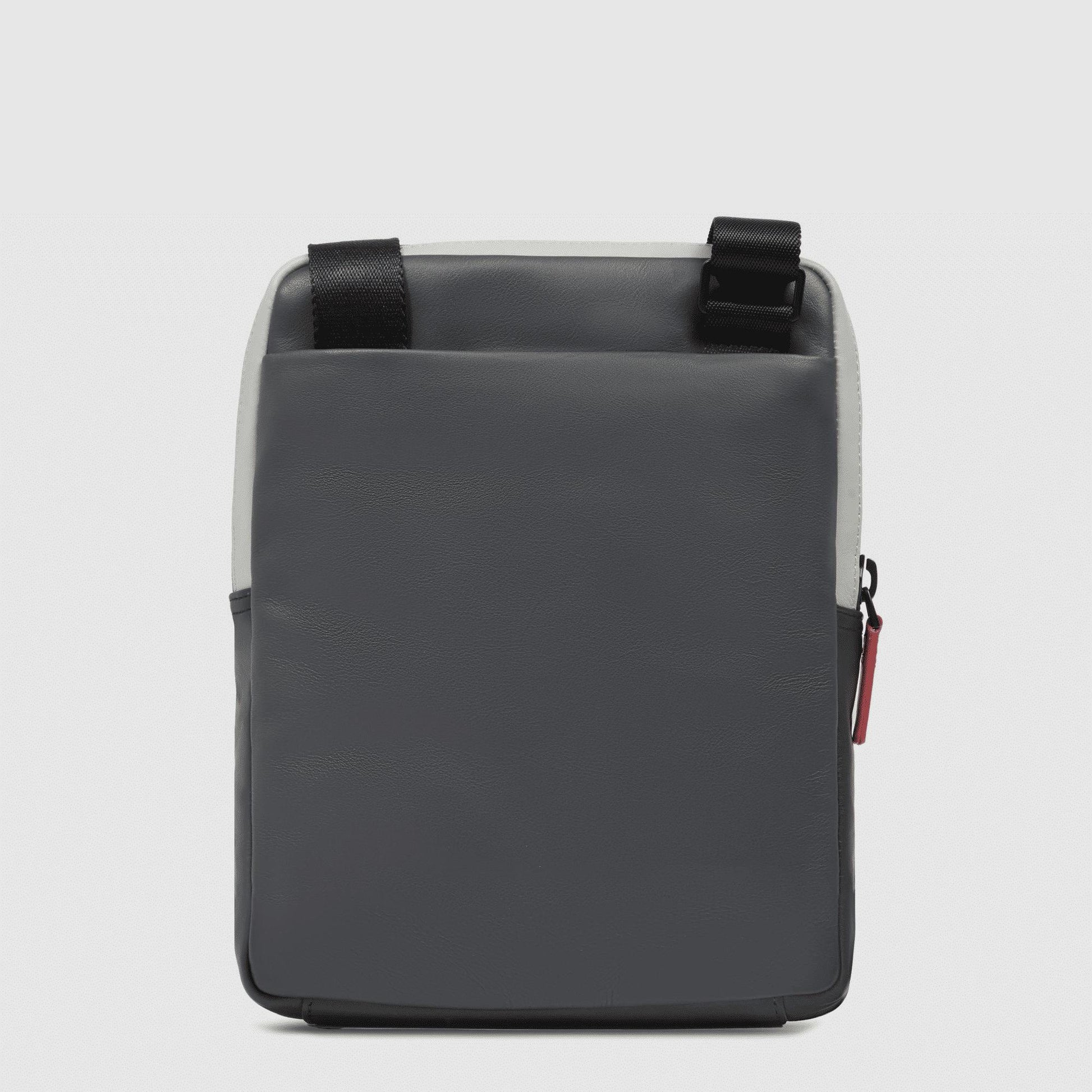 PIQUADRO Borsello uomo porta iPad® in pelle Nero/grigio 