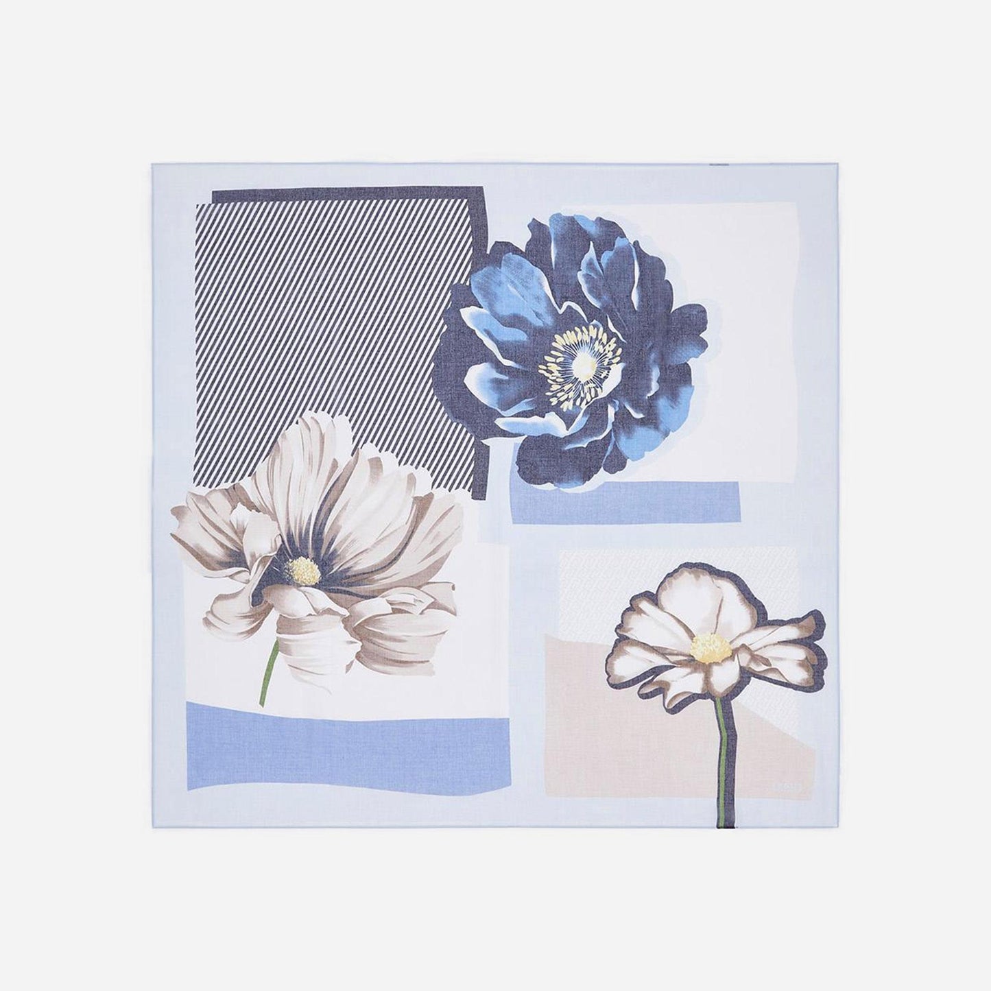 LIU JO Foulard grande colorblock LIGHT BLUE 