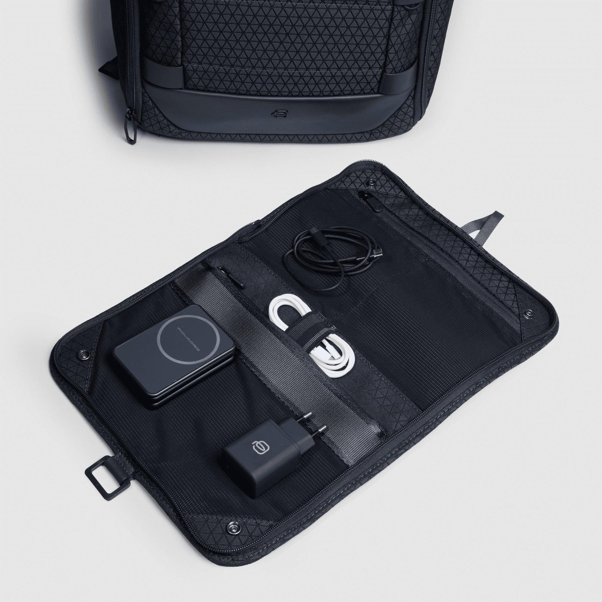 PIQUADRO Zaino da viaggio modulare porta pc e iPad® Blu 