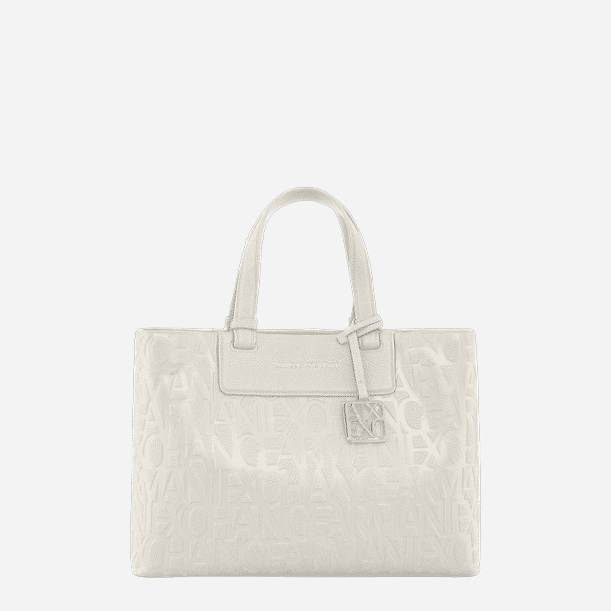 ARMANI EXCHANGE Shopper Off White 