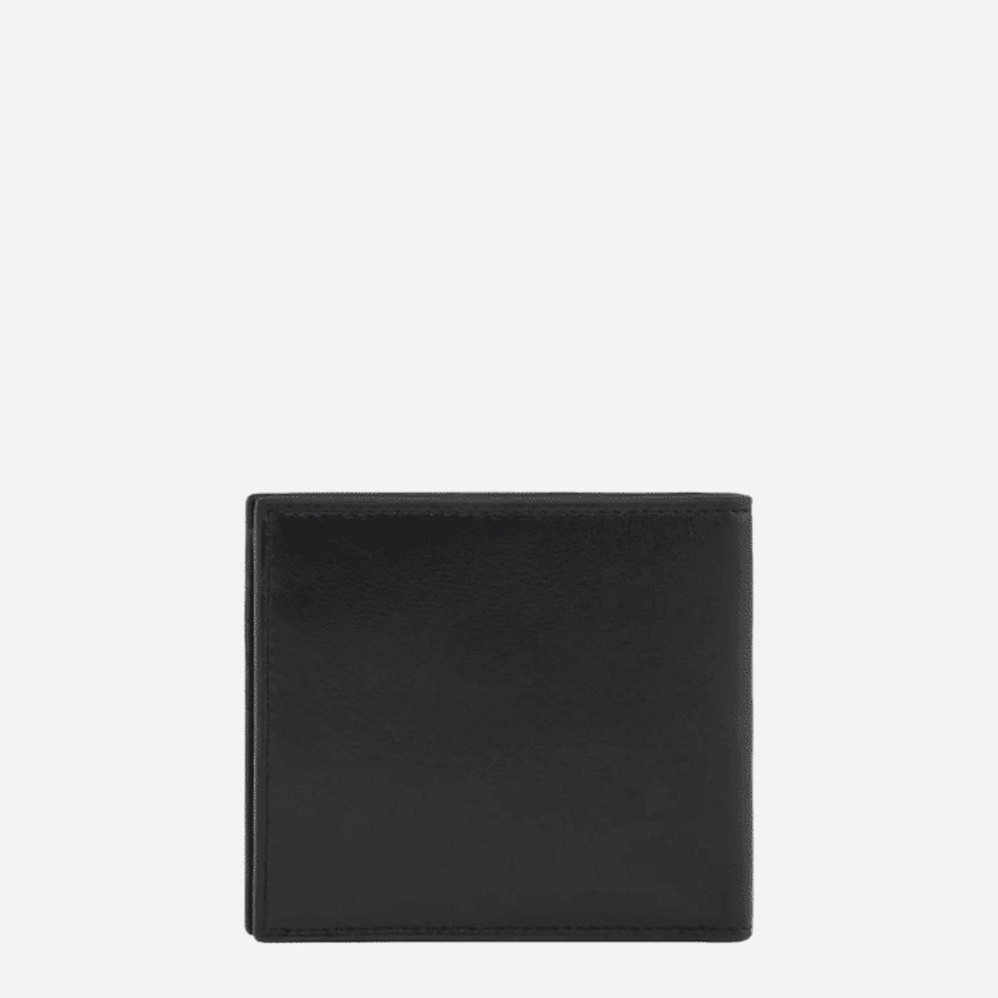 ARMANI EXCHANGE Portafogli uomo piccolo pelle liscia BLACK 