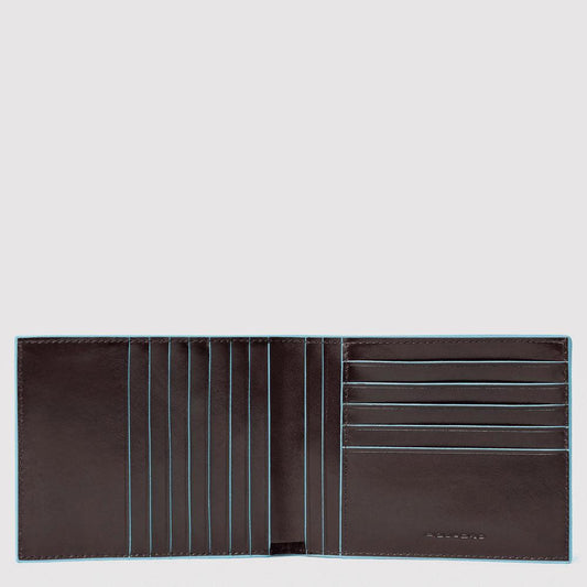 PIQUADRO Portafoglio uomo con porta carte Mogano 