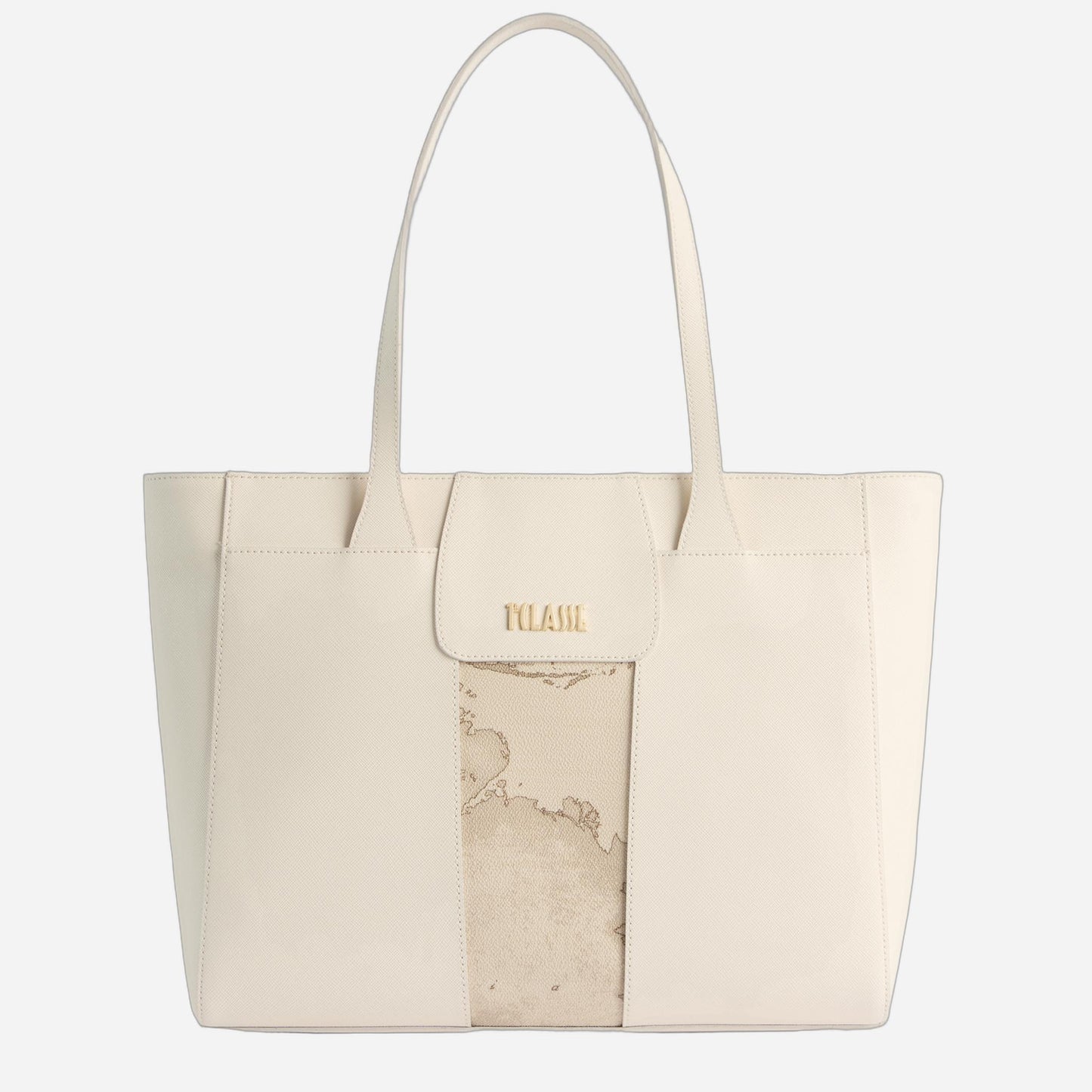ALVIERO MARTINI Shopper grande Avorio 