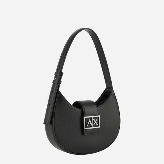 ARMANI EXCHANGE Borsa a tracolla in tessuto BLACK 