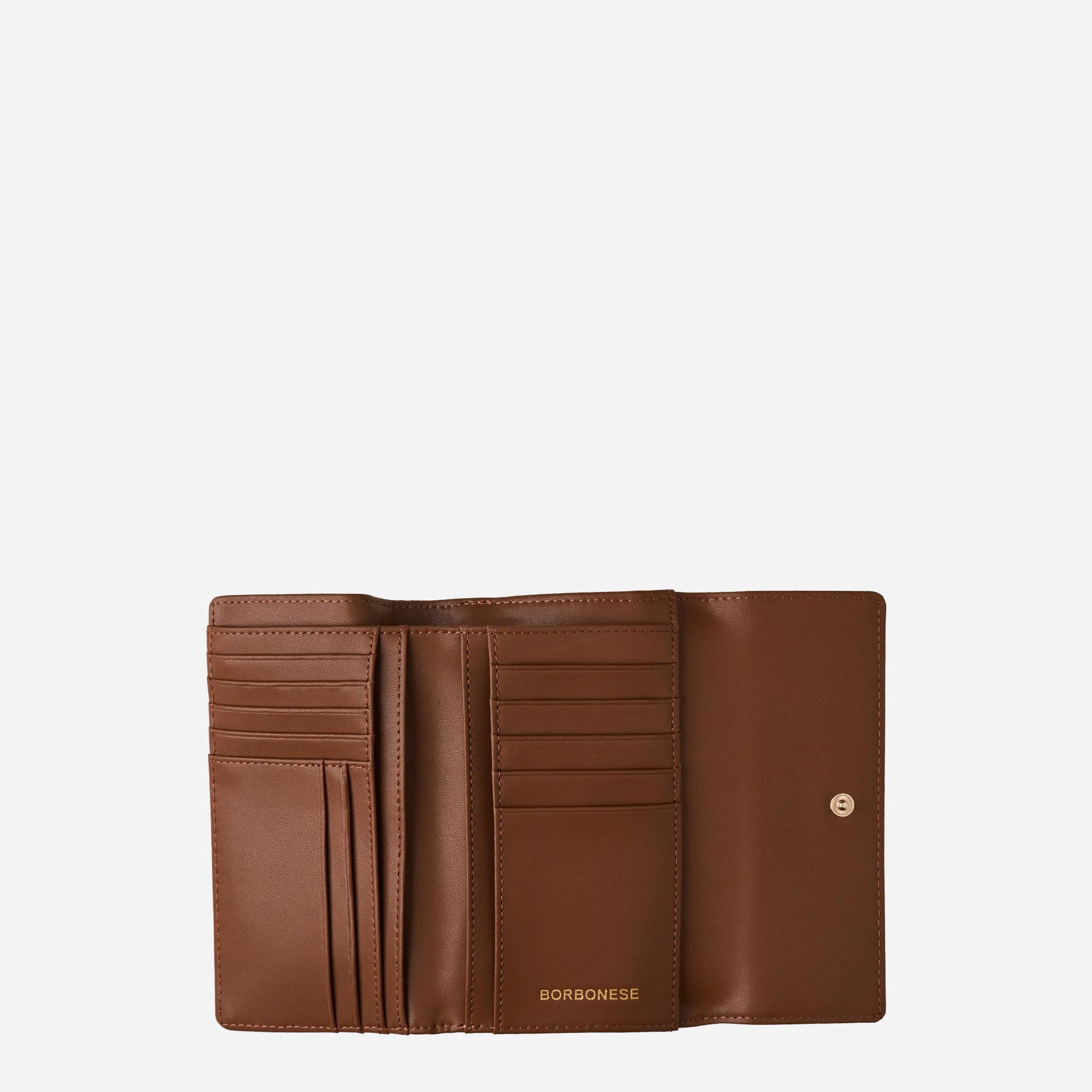 borbonese PORTAFOGLIO MEDIUM Beige/marrone 