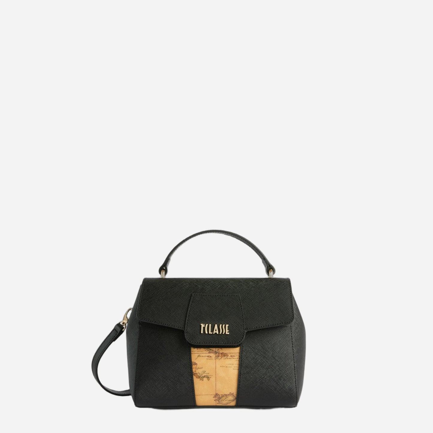 ALVIERO MARTINI Tracolla con patta Nero 
