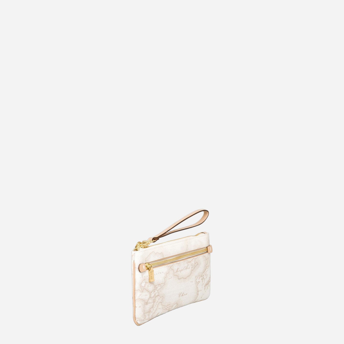 ALVIERO MARTINI Geo White Pochette grande con occhiello Geo White 