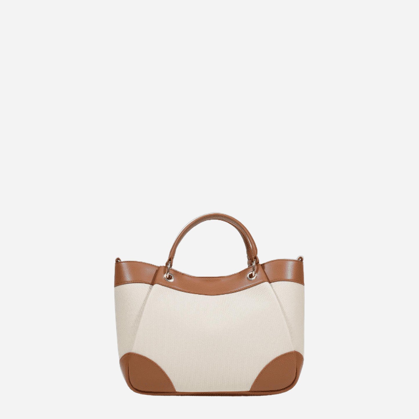 ARMANI EXCHANGE Borsa shopping media a mano NATURAL / SALINE CLAY 
