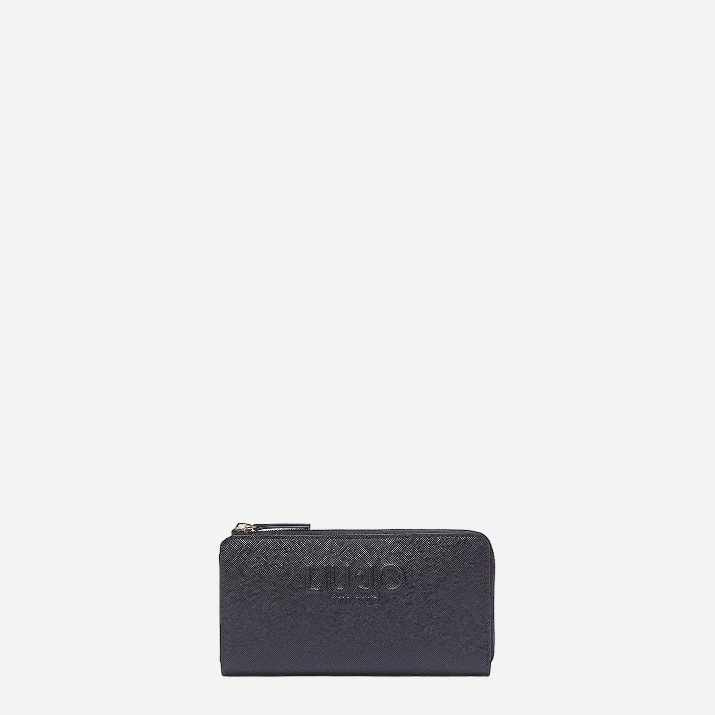 LIU JO Portafoglio grande con zip BLACK 