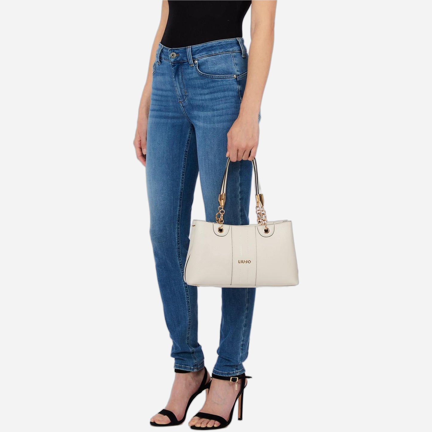 LIU JO Borsa a spalla piccola CREAM 