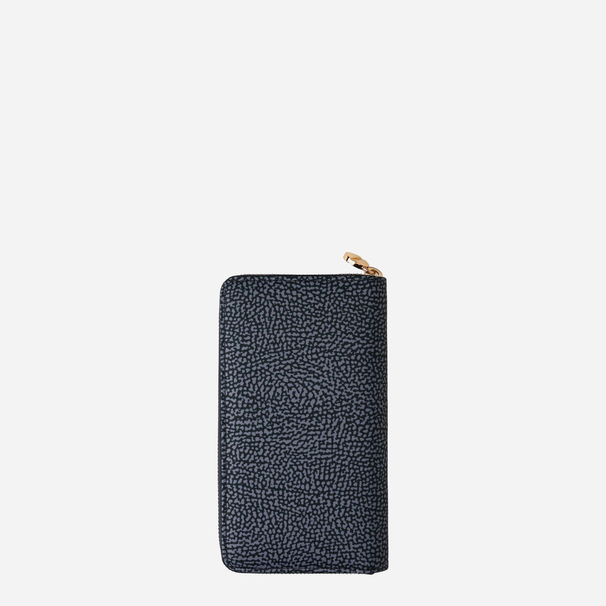 borbonese PORTAFOGLIO LARGE ZIP AROUND Blu lapis 