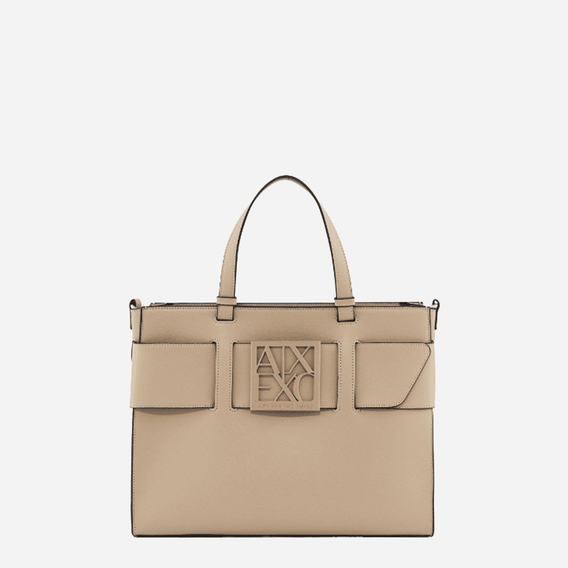 ARMANI EXCHANGE Shopping Bag SAND 