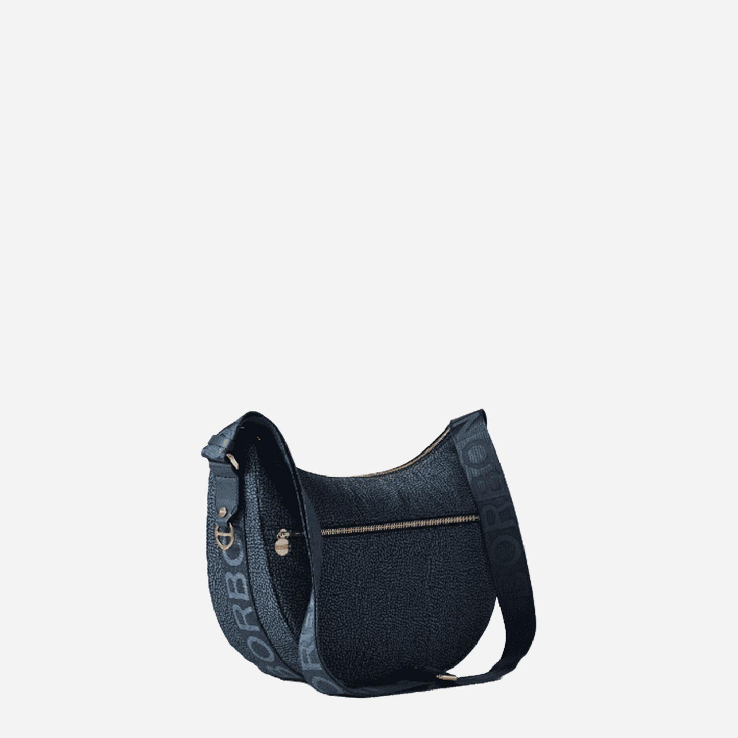 borbonese ECO LINE LUNA BAG MIDDLE Blu lapis 