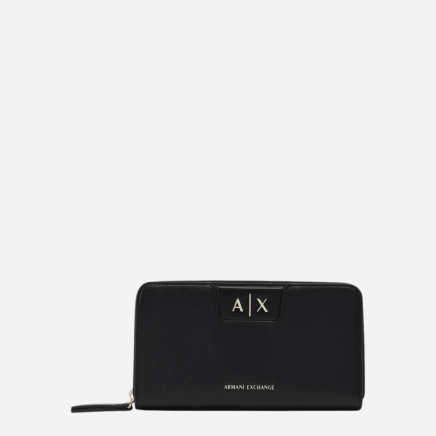 ARMANI EXCHANGE Amelie Portafoglio con portamonete zip BLACK 