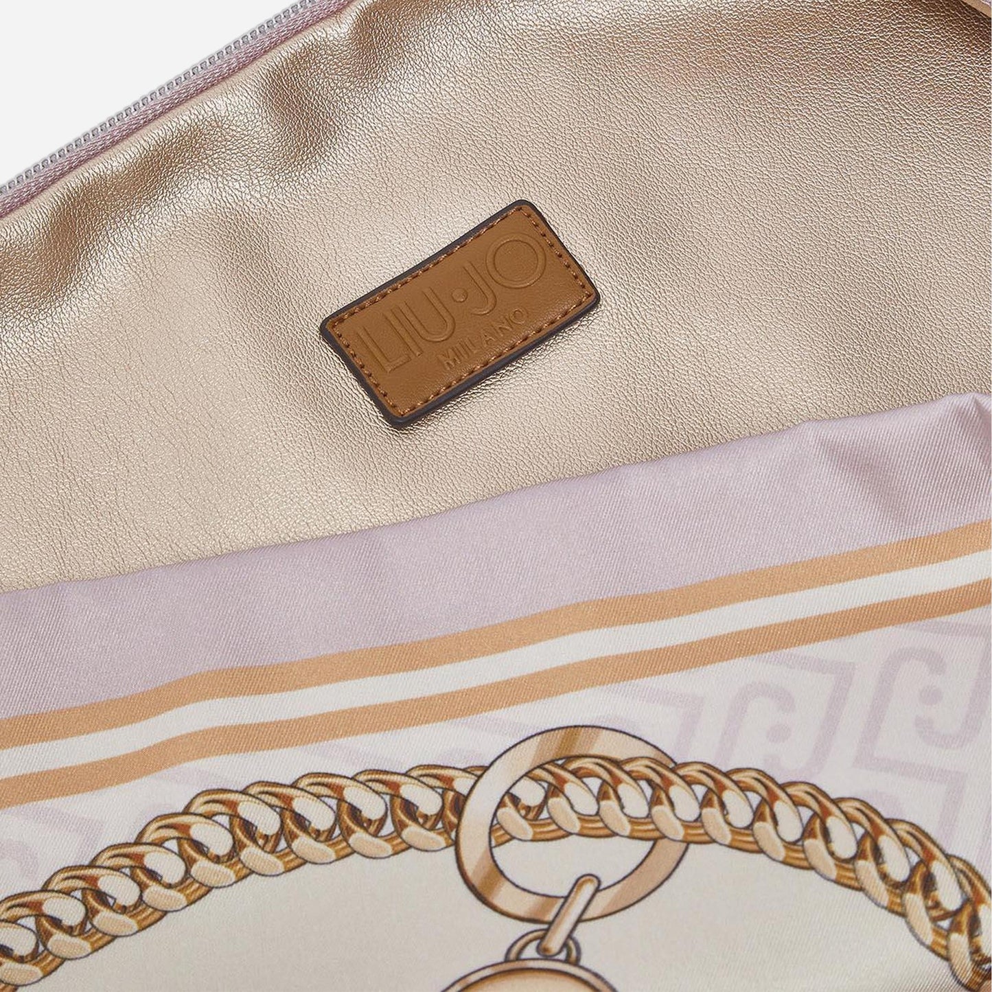 LIU JO Borsa foulard media St.metall.soft peony 