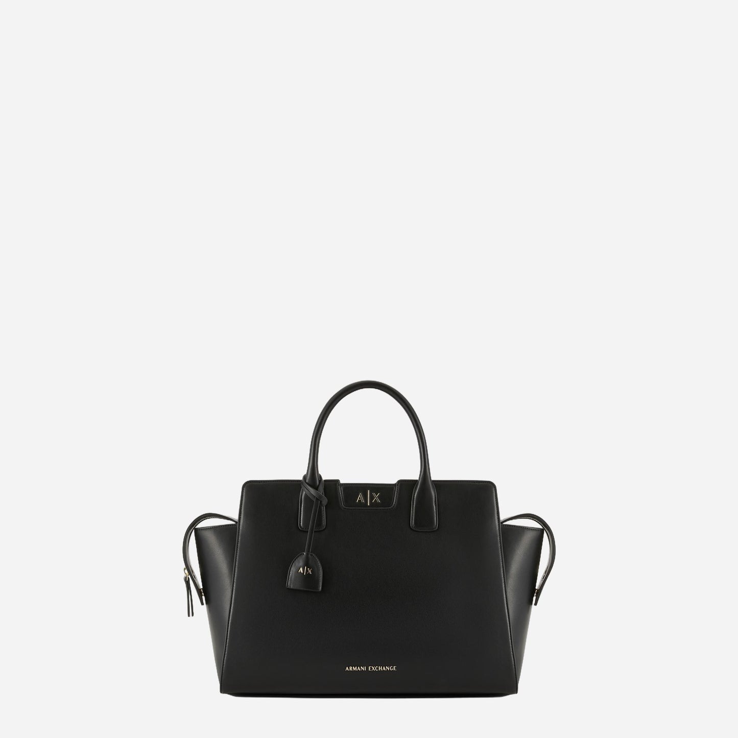 ARMANI EXCHANGE SHOPPING BAG BLACK 