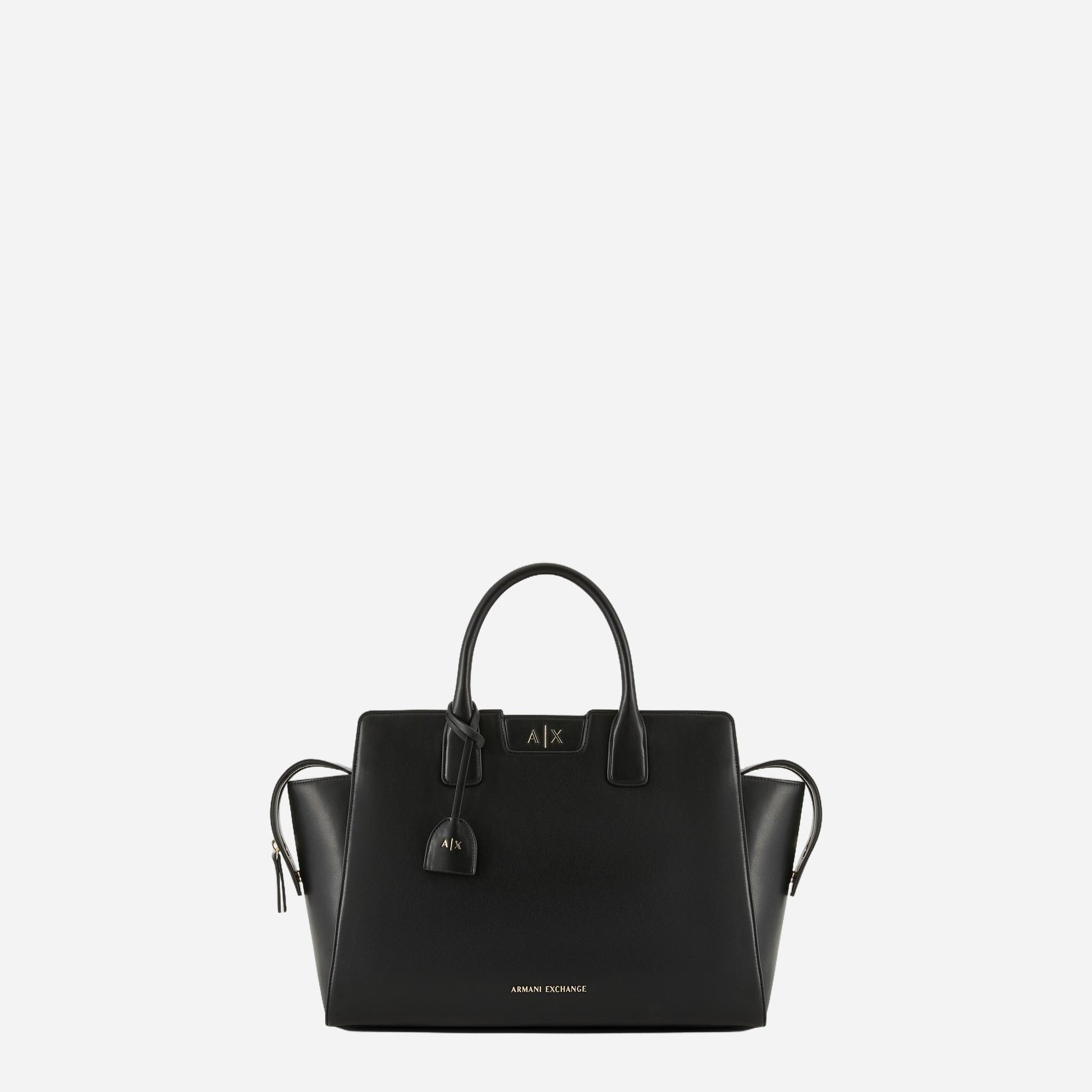ARMANI EXCHANGE SHOPPING BAG BLACK 